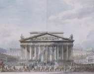 Desprez Louis-Jean Ceremonial Opening of the Temple of Immortality  - Hermitage